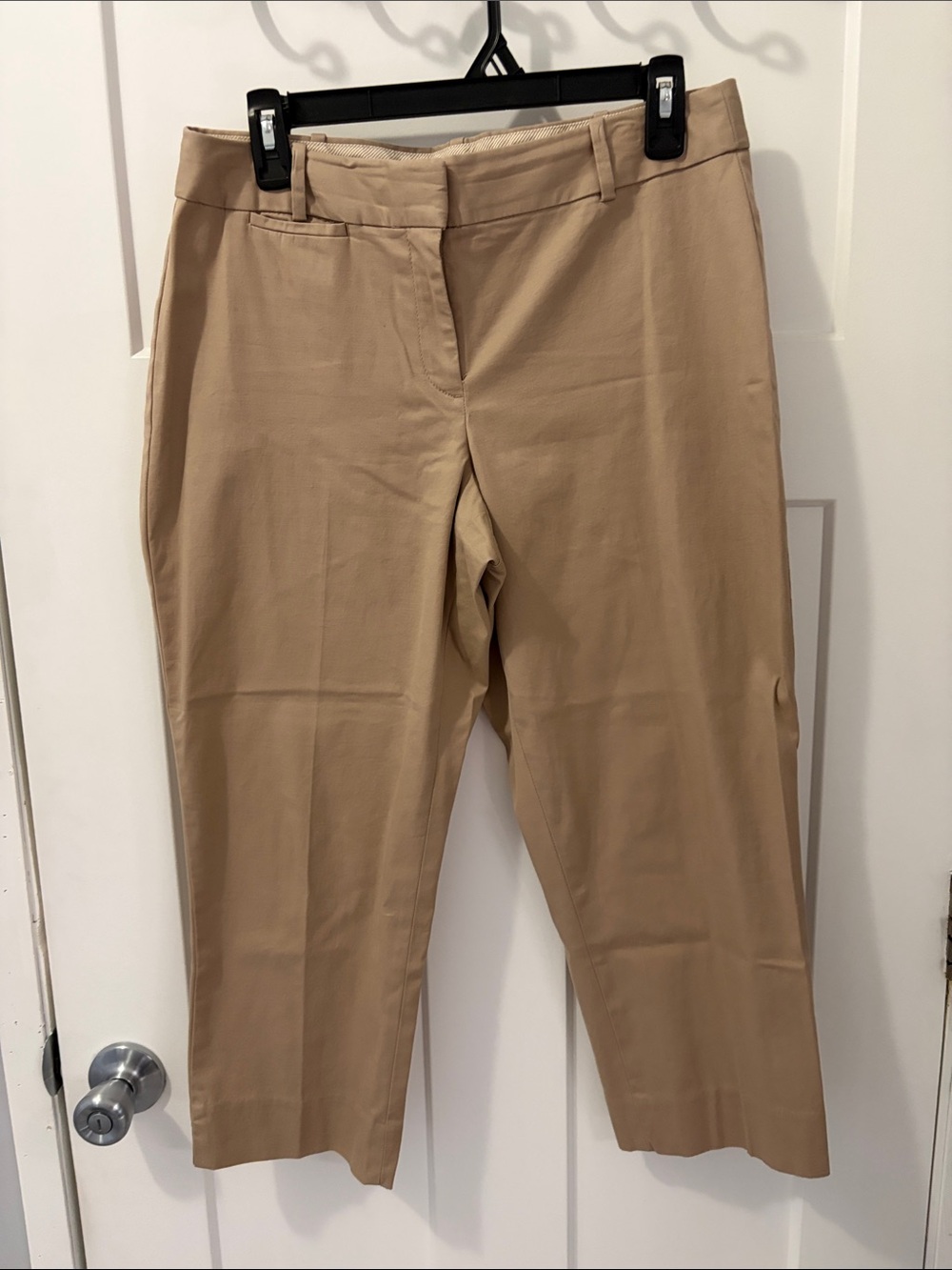 Talbots Petite Tan Cropped Dress Pants